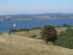 Blick über Reddewitz zum Schloss Granitz